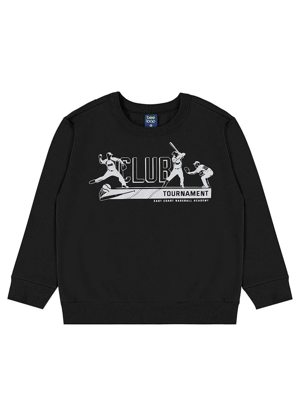 Bee Loop - Conjunto Blusão Club Classic Calça Preto 2