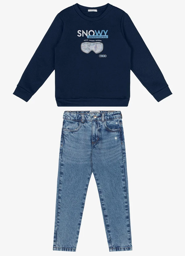 Trick Nick - Conjunto Blusao com Calca Azul 6