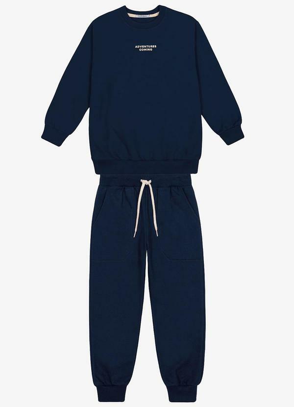Trick Nick - Conjunto Blusão com Calça Masculino Azul