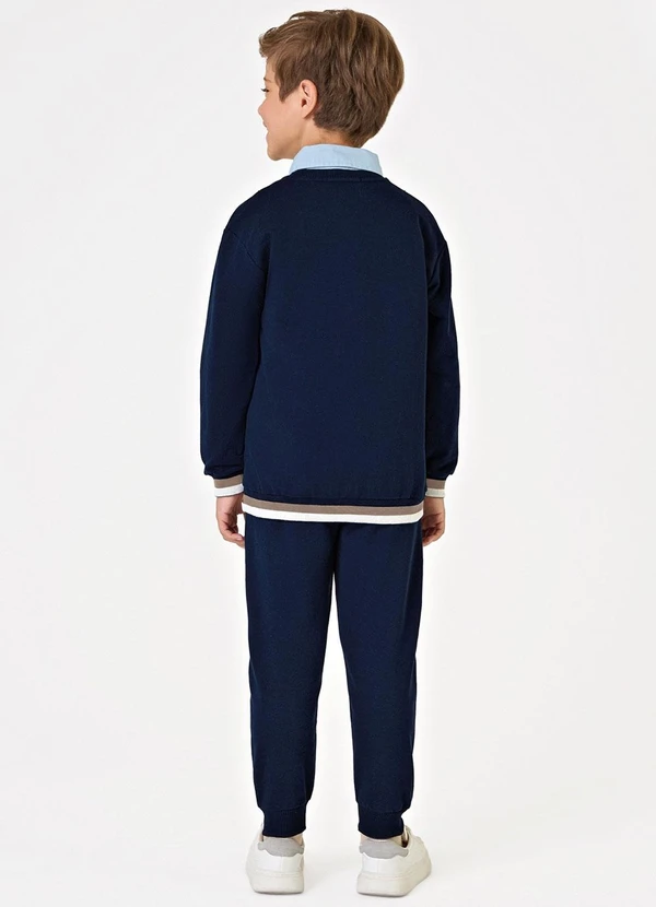 Trick Nick - Conjunto Blusão com Calça Masculino Azul 2