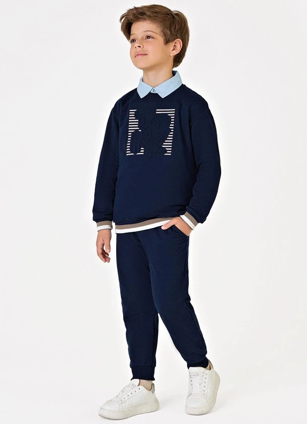 Trick Nick - Conjunto Blusão com Calça Masculino Azul 3