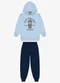 Rovi Kids - Conjunto Blusão com Calça Masculino Verde - variação: Azul
