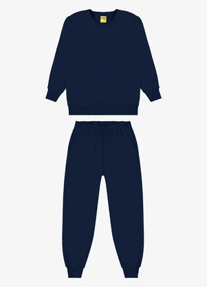 Rovi Kids - Conjunto Blusão com Calça Masculino Azul - ROVI KIDS