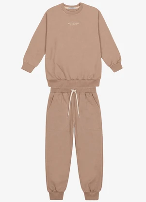 Trick Nick - Conjunto Blusão com Calça Masculino Marrom - TRICK NICK