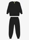 Rovi Kids - Conjunto Blusão com Calça Masculino Azul - variação: Preto
