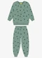 Rovi Kids - Conjunto Blusão com Calça Masculino Bege - variação: Verde