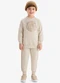 Rovi Kids - Conjunto Blusão com Calça Moletom Bege - variação: Bege