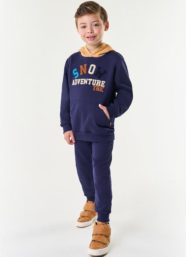 Trick Nick - Conjunto Blusão com Capuz e Calça Azul
