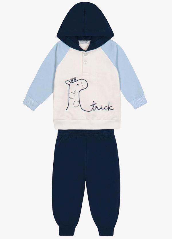 Trick Nick - Conjunto Blusao com Capuz e Calca Azul