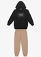 Trick Nick - Conjunto Blusão com Capuz e Calça Preto - variação: Preto