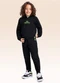 Fakini Kids - Conjunto Blusão com Capuz e Calça Azul - variação: Preto