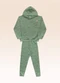 Fakini Kids - Conjunto Blusão com Capuz e Calça Cinza - variação: Verde