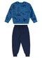 Bee Loop - Conjunto Blusão Dinos e Calça Azul - variação:  