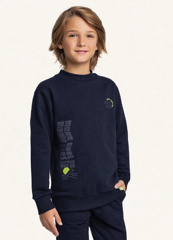 Fakini Kids - Conjunto Blusão e Calça Azul 3