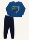 Fakini Kids - Conjunto Blusão e Calça Cinza - variação: Azul