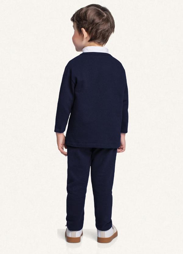 Fakini Kids - Conjunto Blusão e Calça Azul 2