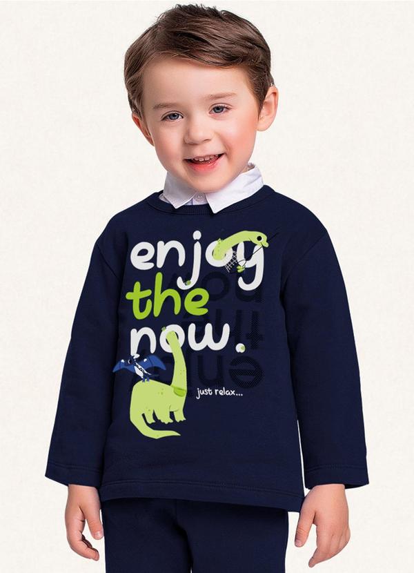 Fakini Kids - Conjunto Blusão e Calça Azul 3