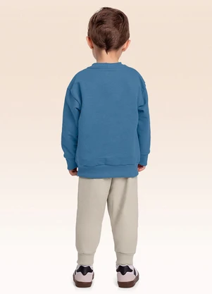 Fakini Kids - Conjunto Blusão e Calça Azul - FAKINI KIDS