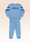 Fakini Kids - Conjunto Blusão e Calça Bege - variação: Azul