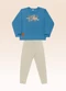 Fakini Kids - Conjunto Blusão e Calça Cinza - variação: Azul