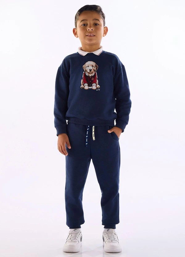 Quimby - Conjunto Blusão e Calça Azul 1