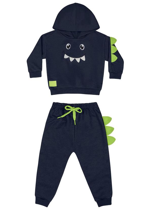 Quimby - Conjunto Blusão e Calça Bebê Azul