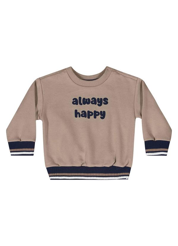 Quimby - Conjunto Blusão e Calça Bebê Marrom 2