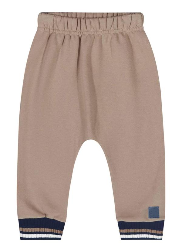 Quimby - Conjunto Blusão e Calça Bebê Marrom 4