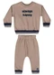 Quimby - Conjunto Blusão e Calça Bebê Marrom - variação: Marrom