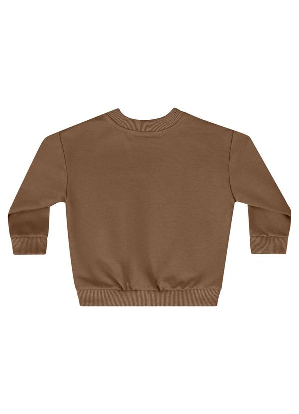 Quimby - Conjunto Blusão e Calça Bebê Marrom 4