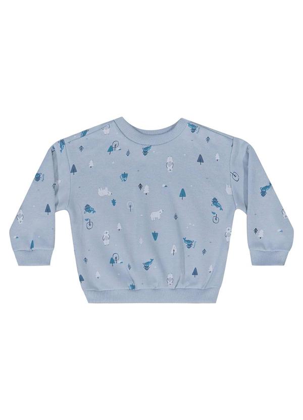 Quimby - Conjunto Blusão e Calça Bebê Menino Azul 3