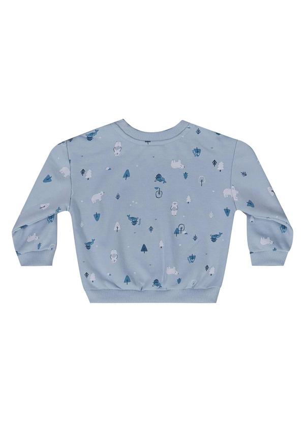 Quimby - Conjunto Blusão e Calça Bebê Menino Azul 4