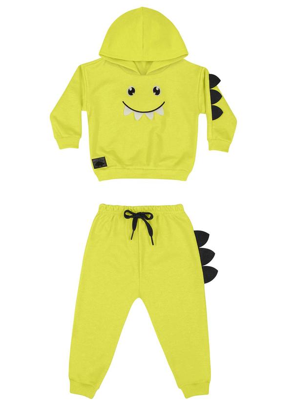 Quimby - Conjunto Blusão e Calça Bebê Menino Verde