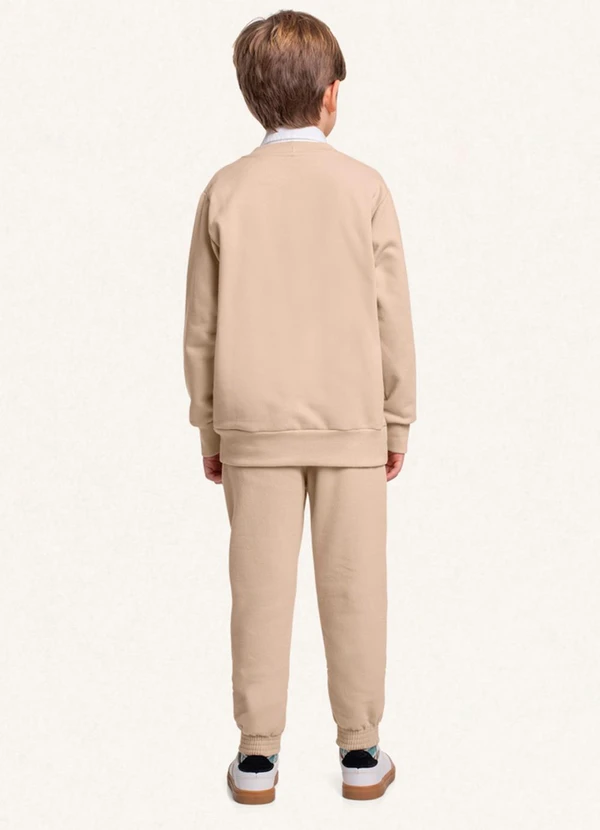 Fakini Kids - Conjunto Blusão e Calça Bege 2