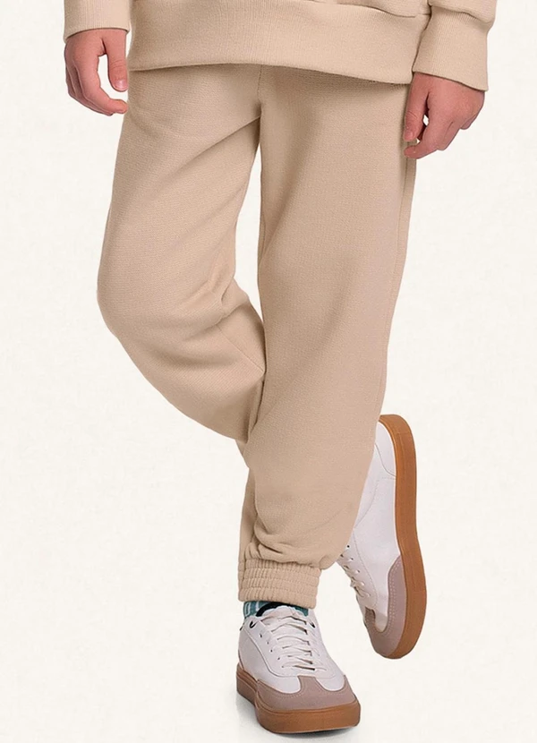 Fakini Kids - Conjunto Blusão e Calça Bege 4