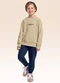Fakini Kids - Conjunto Blusão e Calça Vermelho - variação: Bege