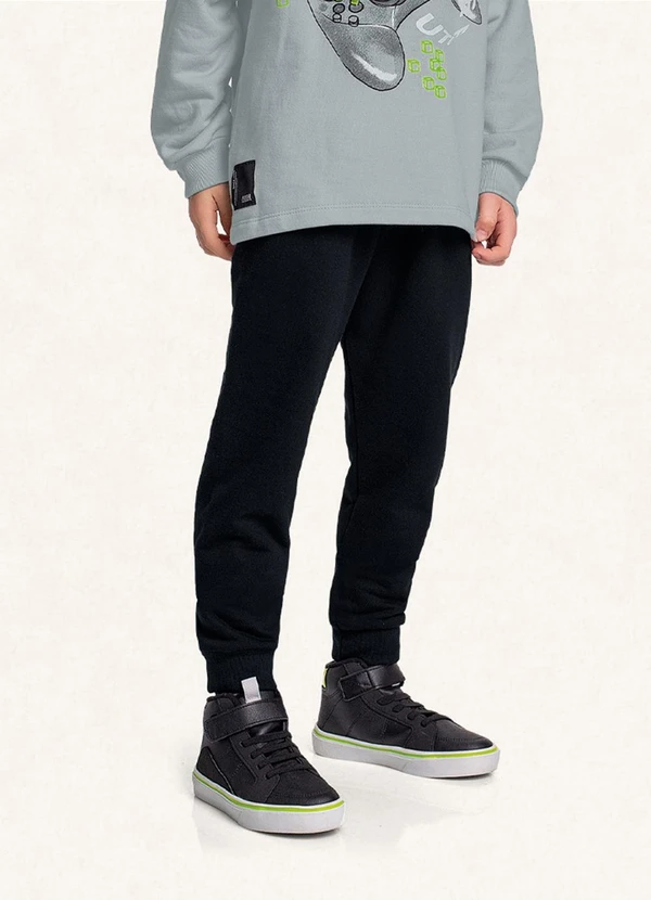 Fakini Kids - Conjunto Blusão e Calça Cinza 4