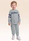Fakini Kids - Conjunto Blusão e Calça Bege - variação: Cinza