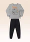 Fakini Kids - Conjunto Blusão e Calça Azul - variação: Cinza
