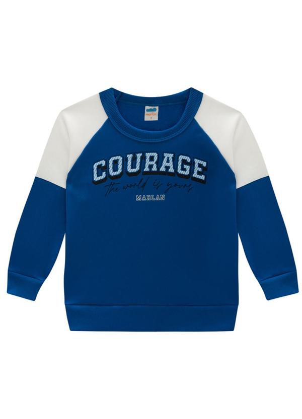 Marlan - Conjunto Blusão e Calça em Malha Sport Azul 2