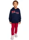 Marlan - Conjunto Blusão e Calça em Malha Sport Cinza - variação: Azul