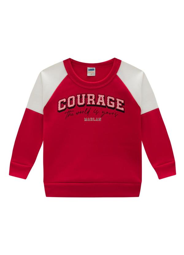 Marlan - Conjunto Blusão e Calça em Malha Sport Vermelho 2