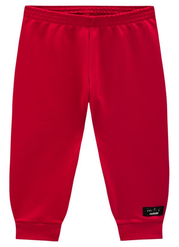 Marlan - Conjunto Blusão e Calça em Malha Sport Vermelho 3