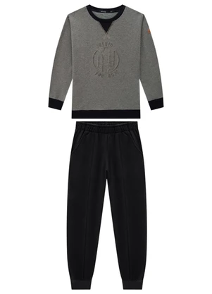 Ioluig - Conjunto Blusão e Calça em Molecotton Verde - IOLUIG