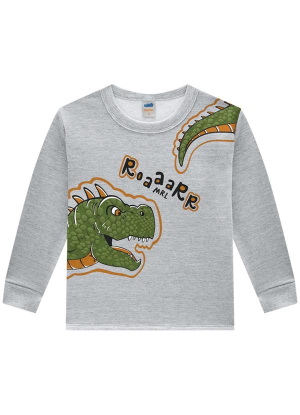 Marlan - Conjunto Blusão e Calça em Moletom Cinza 2