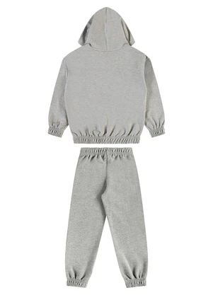 Guloseima - Conjunto Blusão e Calça em Moletom Cinza - GULOSEIMA