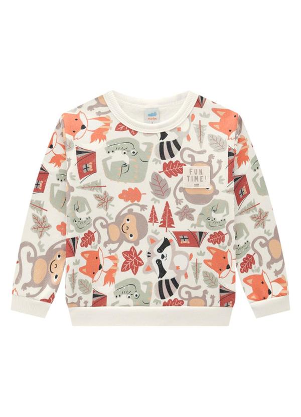 Marlan - Conjunto Blusão e Calça em Moletom Friends Bege 3