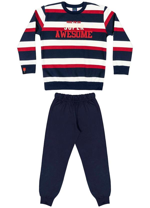 Bee Loop - Conjunto Blusão e Calça Infantil Azul