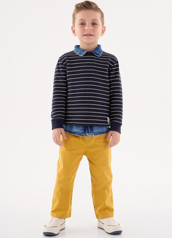 Up Baby - Conjunto Blusão e Calça Infantil Azul