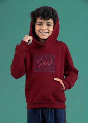 Soft Bonni - Conjunto Blusão e Calça Infantil Bordo - SOFT BONNI